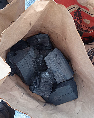 Уголь берёзовый в мешке 10 кг 